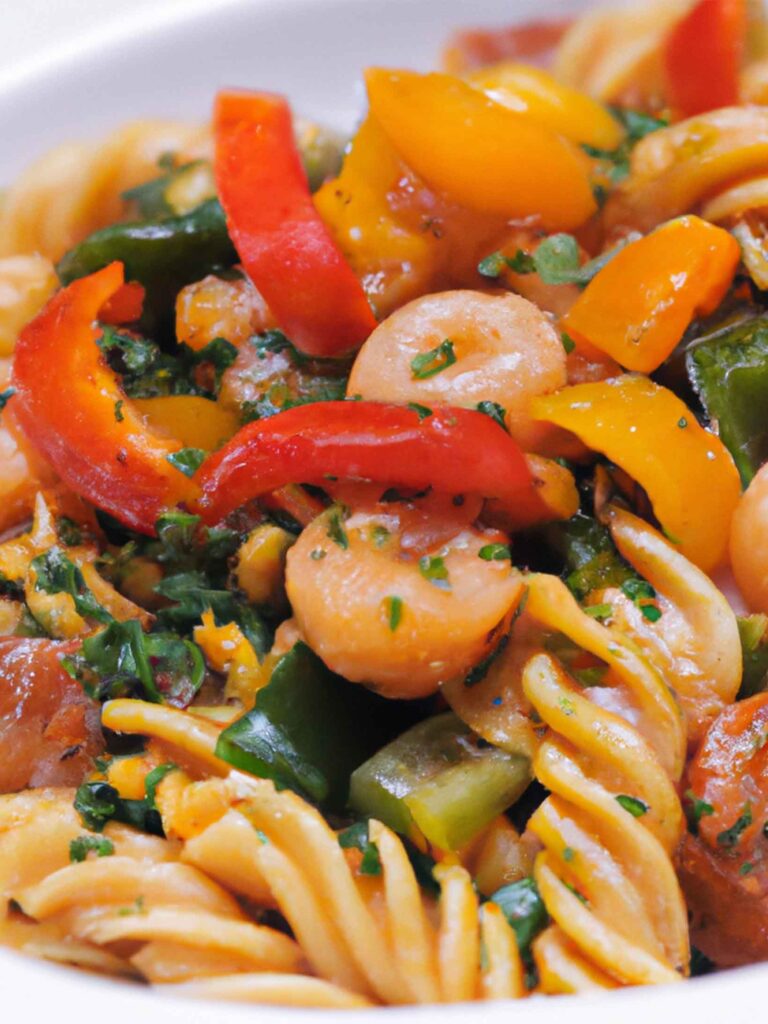 Creole Pasta with Shrimp and Andouille Sausage